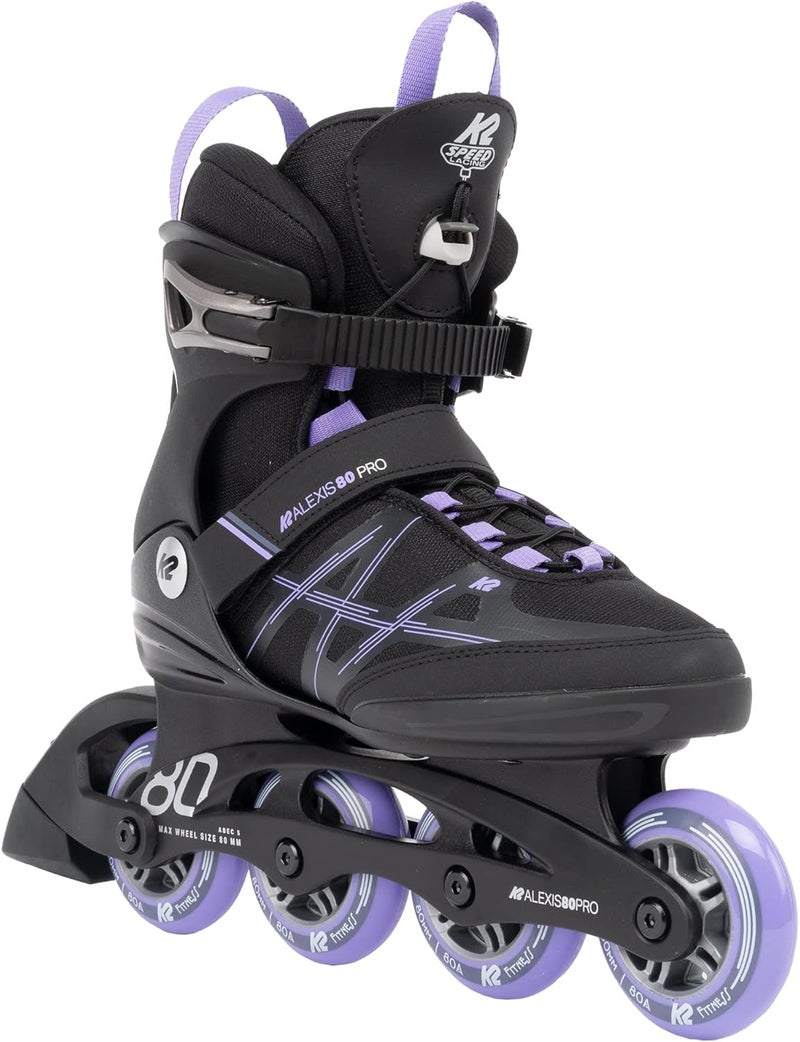 K2 Alexis 80 Pro Lavendar Womens Inline Skates - Image 1